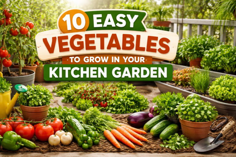 10 Easy Vegetables for Kitchen Gardening